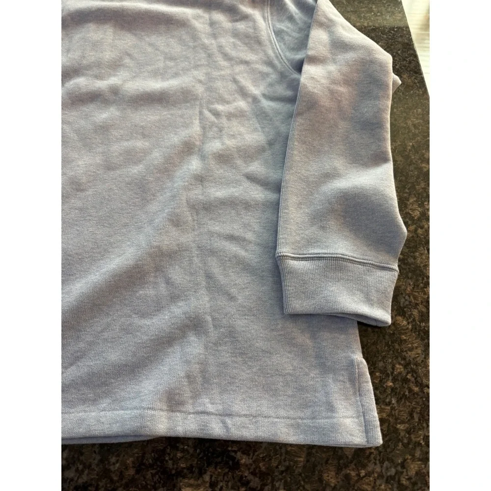 Polo Ralph Lauren Mens 1XB Light Blue Heather Quarter Zip Pullover Sweater‎ NWT